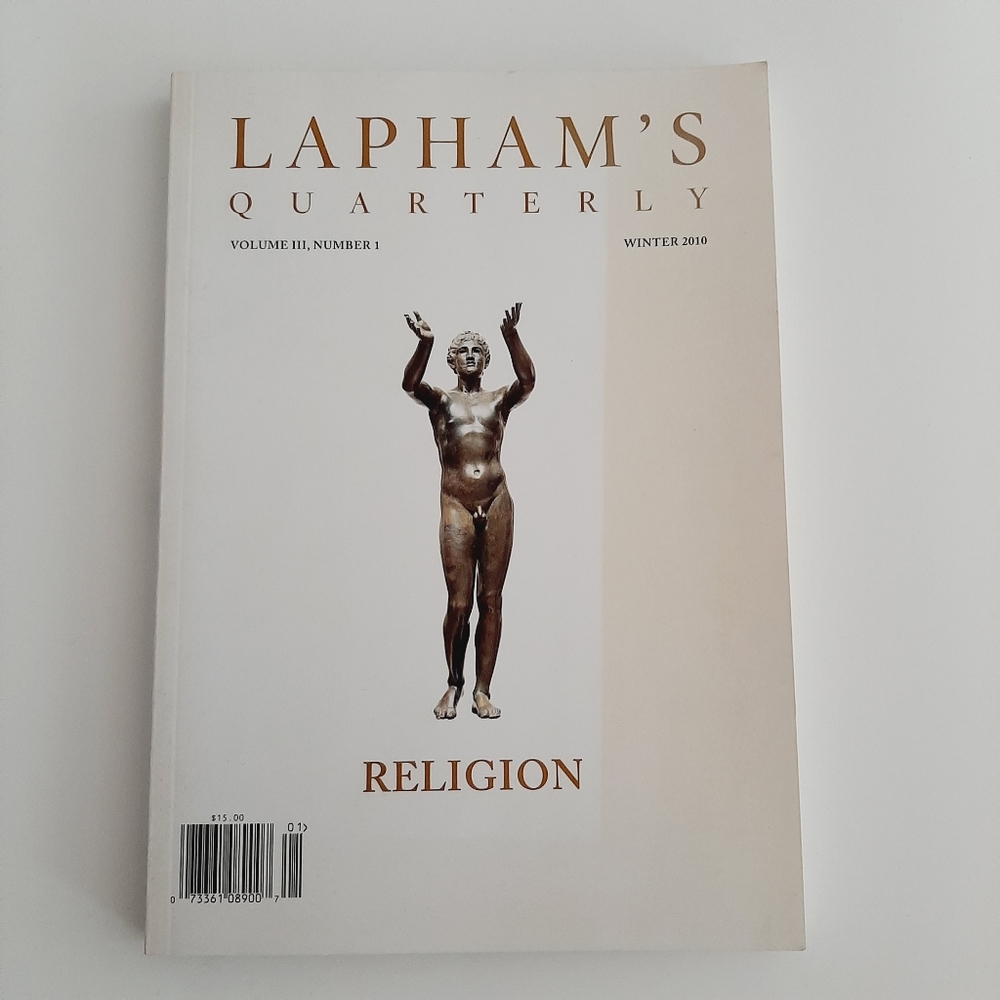 🍒4 for $20🍒 LAPHAM'S QUARTERLY Religion - Winter 2010